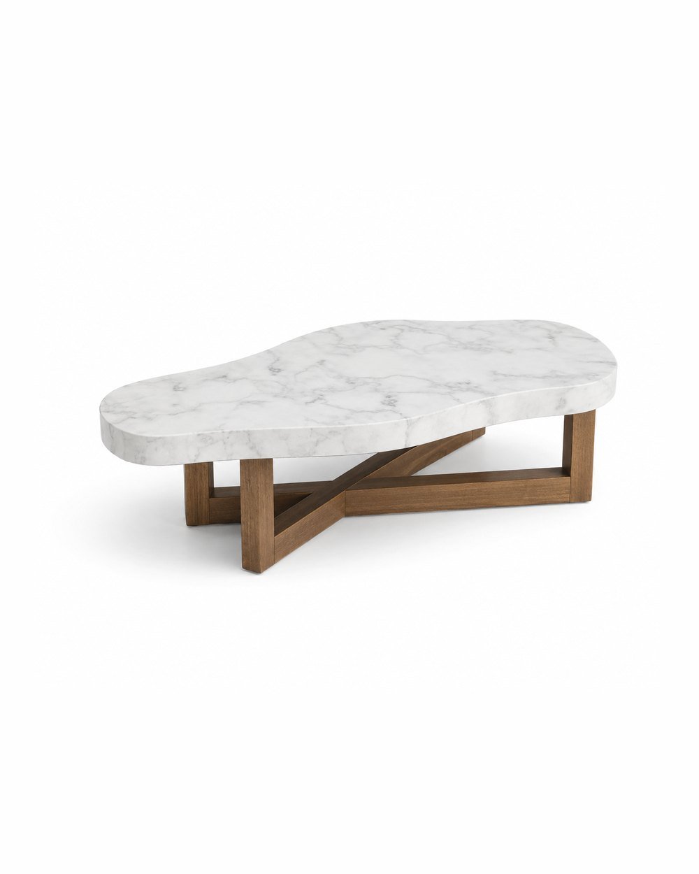 Mesa ratona Iwa, tapa de piedra Rüya de contorno ondulado
